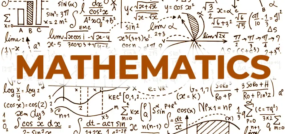 image that says mathematics.